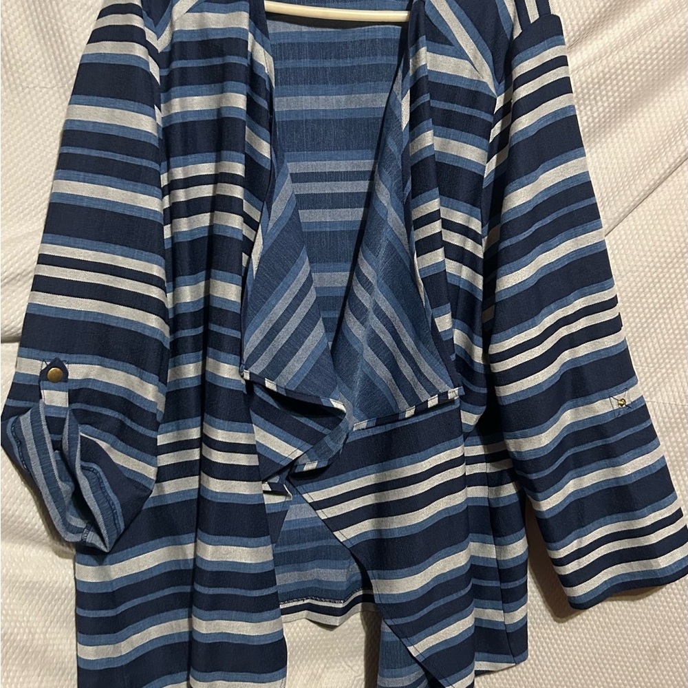 Striped Blue Blazer